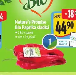Albert Bio paprika sladká nabídka