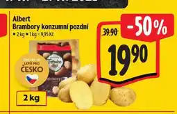 Albert Brambory konzumní pozdní nabídka