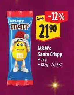 Albert M&m's crispy santa nabídka