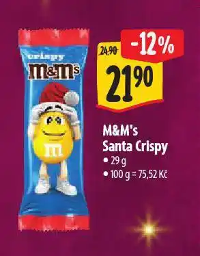 Albert M&m's crispy santa nabídka