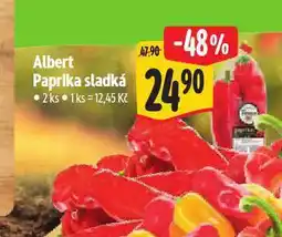Albert Paprika sladká nabídka