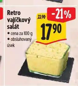 Albert Retro vajíčkový salát nabídka