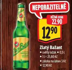 Albert Pivo zlatý bažant nabídka