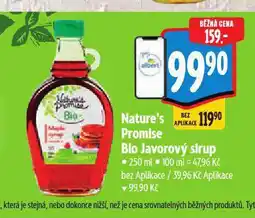 Albert Bio javorový sirup nabídka