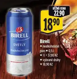 Albert Birell nealkoholické pivo nabídka