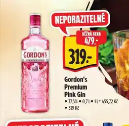 Albert Gordon's gin nabídka