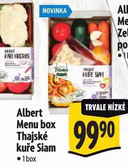 Albert Menu box thajské kuře siam nabídka
