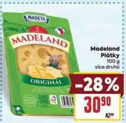 Billa Madeland plátky nabídka