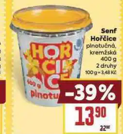 Billa Senft hořčice nabídka