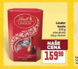 Billa Lindor koule nabídka