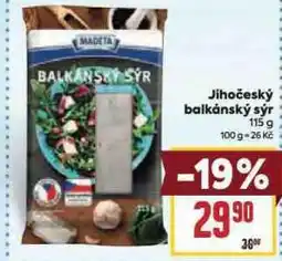 Billa Jihočeský balkánský sýr nabídka