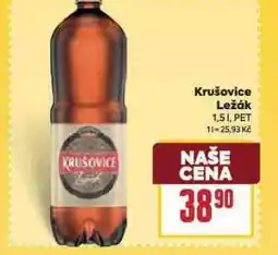 Billa Krušovice královský ležák 12 nabídka