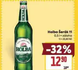 Billa Pivo holba šerák 11 nabídka