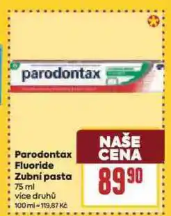 Billa Parodontax zubní pasta nabídka