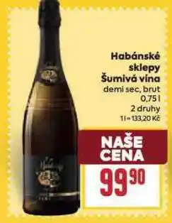 Billa Habánské sklepy šumivá vína nabídka