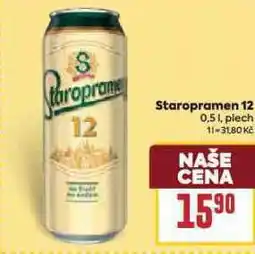 Billa Pivo staropramen 12 nabídka