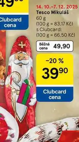 Tesco Tesco Mikuláš, 60 g nabídka