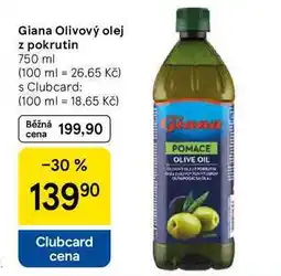 Tesco Giana Olivový olej z pokrutin, 750 ml nabídka