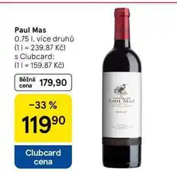 Tesco Paul Mas, 0.75 I, více druhů nabídka
