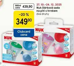 Tesco Nuk Dárková sada na pití s hrnkem, dva druhy nabídka