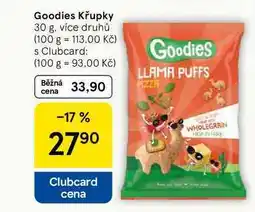 Tesco Goodies Křupky, 30 g, více druhů nabídka