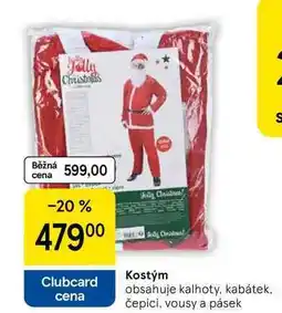 Tesco Kostým, obsahuje kalhoty, kabátek. čepici, vousy a pásek nabídka