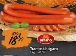 COOP TIP Trampské cigáro nabídka