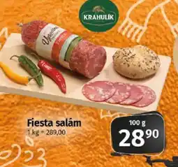 COOP TIP Fiesta salám nabídka