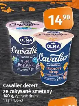 COOP TIP OLMA Cavalier dezert ze zakysané smetany nabídka