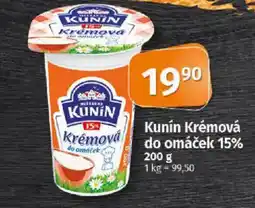 COOP TIP Kunín Krémová do omáček 15% nabídka
