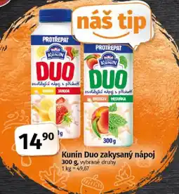 COOP TIP Kunín Duo zakysaný nápoj nabídka