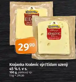 COOP TIP Krajanka Kralevic sýr/Eidam uzený 45% t.v s. nabídka