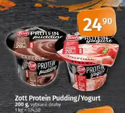 COOP TIP Zott Protein Pudding/Yogurt nabídka
