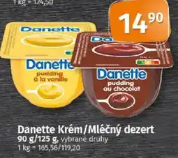 COOP TIP Danette Krém/Mléčný dezert nabídka