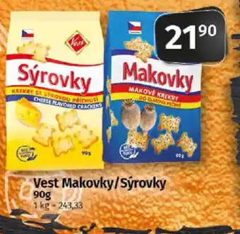 COOP TIP Vest Makovky/Sýrovky nabídka