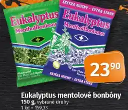 COOP TIP Eukalyptus mentolové bonbóny nabídka