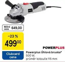 Tesco Powerplus Úhlová bruska, 500 W. průměr kotouče 115 mm nabídka