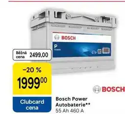 Tesco Bosch Power Autobaterie, 55 Ah 460 A nabídka