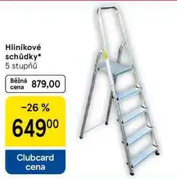 Tesco Hliníkové schůdky, 5 stupňů nabídka