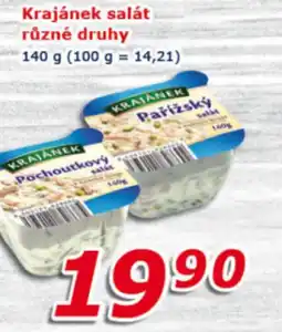 ESO MARKET Krajánek salát nabídka