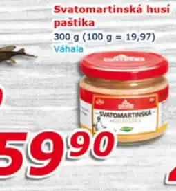 ESO MARKET Svatomartinská husí paštika nabídka