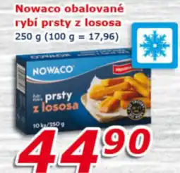 ESO MARKET Nowaco obalované rybí prsty z lososa nabídka