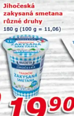 ESO MARKET Madeta Jihočeská zakysaná smetana nabídka