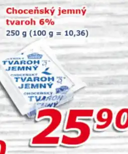 ESO MARKET Choceňský jemný tvaroh 6% nabídka
