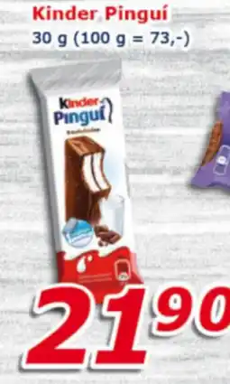 ESO MARKET Kinder Pinguí nabídka
