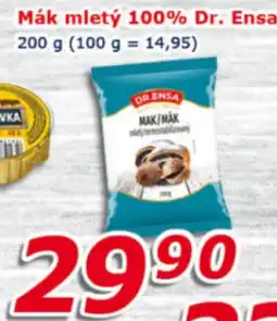 ESO MARKET Mák mletý 100% Dr. Ensa nabídka