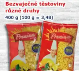 ESO MARKET Bezvaječné těstoviny nabídka