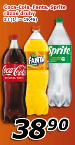 ESO MARKET Coca-Cola, Fanta, Sprite nabídka
