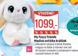 Globus My Fuzzy Friends Mazlivá zvířátka králíček nabídka