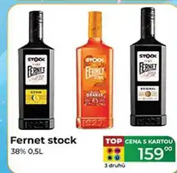 Tamda Foods Fernet stock 38% 0,5L nabídka